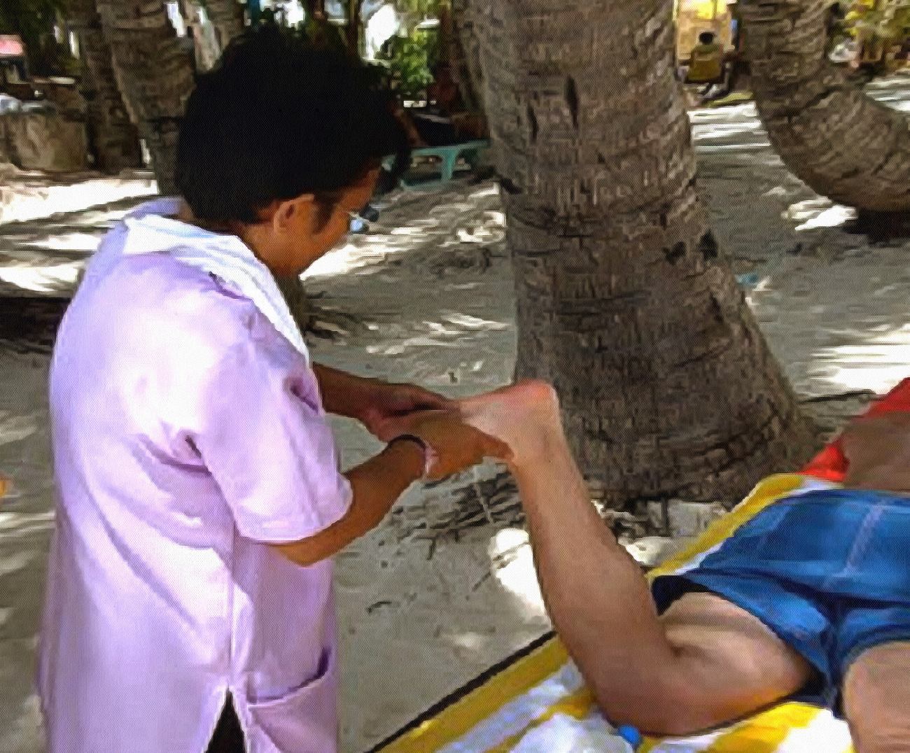 Foot massage in the Philippines