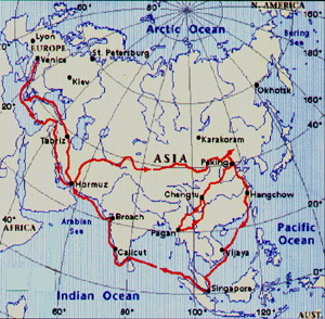 Asia travel, Marco Polo