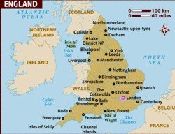 Interesting facts about size of England