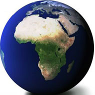 Africa from space, Interesting facts